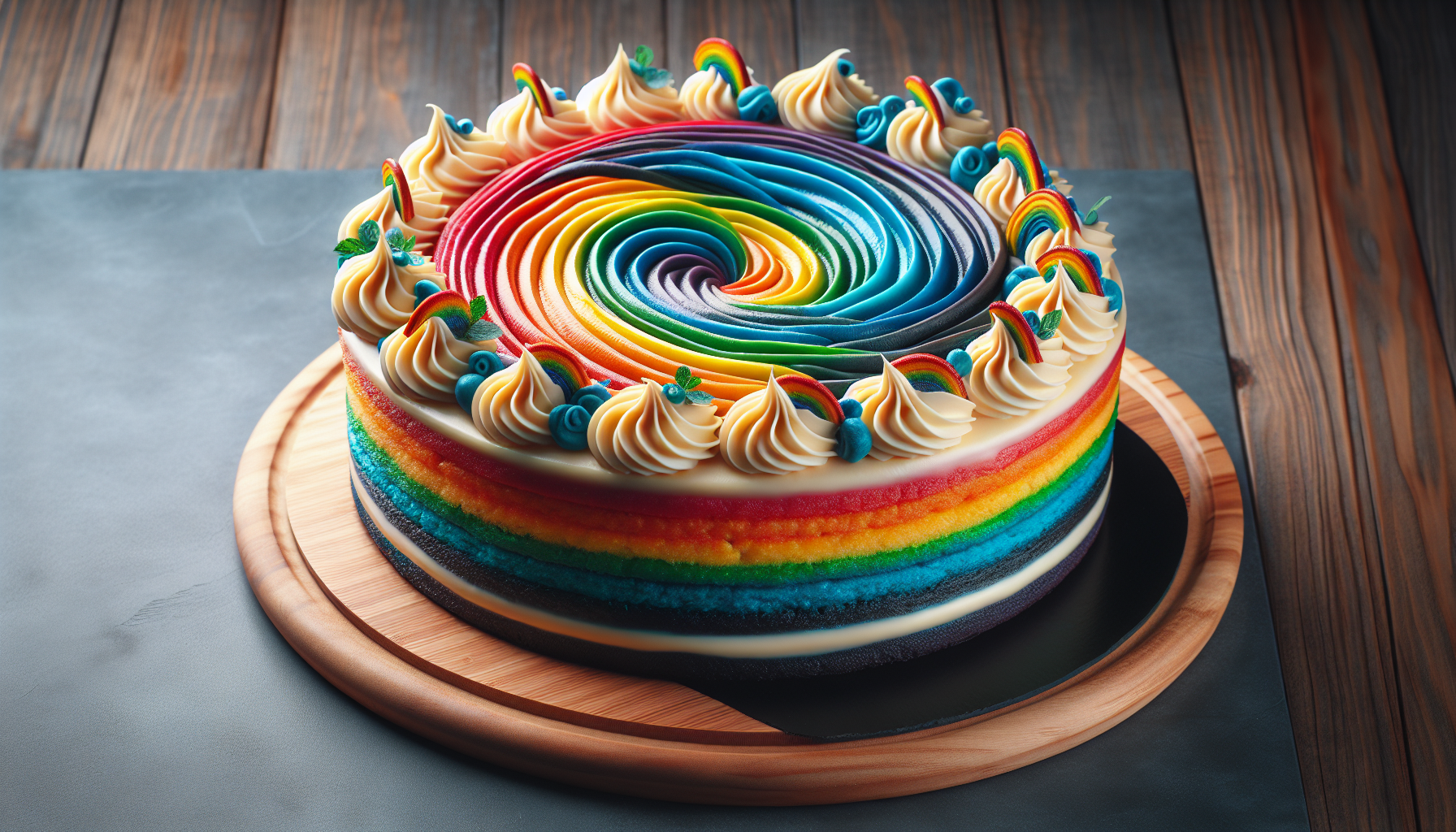 torta arcobaleno